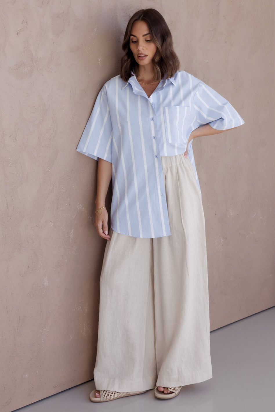 TERI Pants Stone