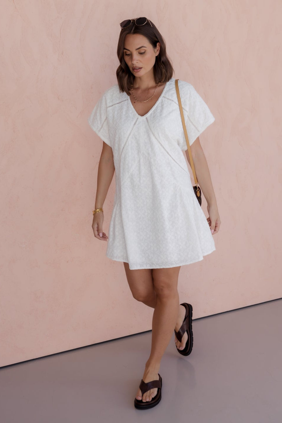 ISAAC Dress White