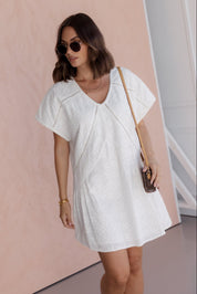 ISAAC Dress White