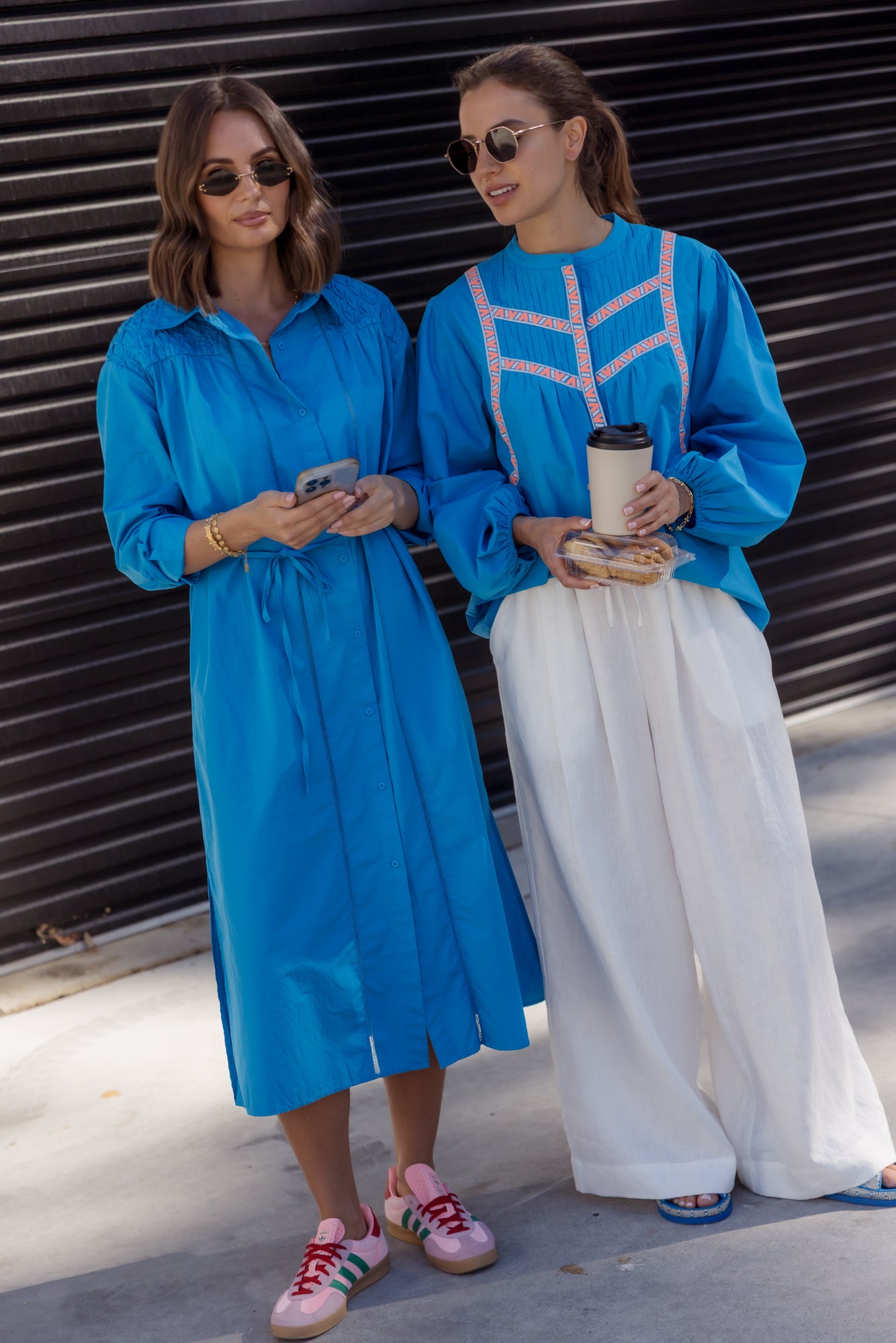 SILAS Blouse Blue Teal