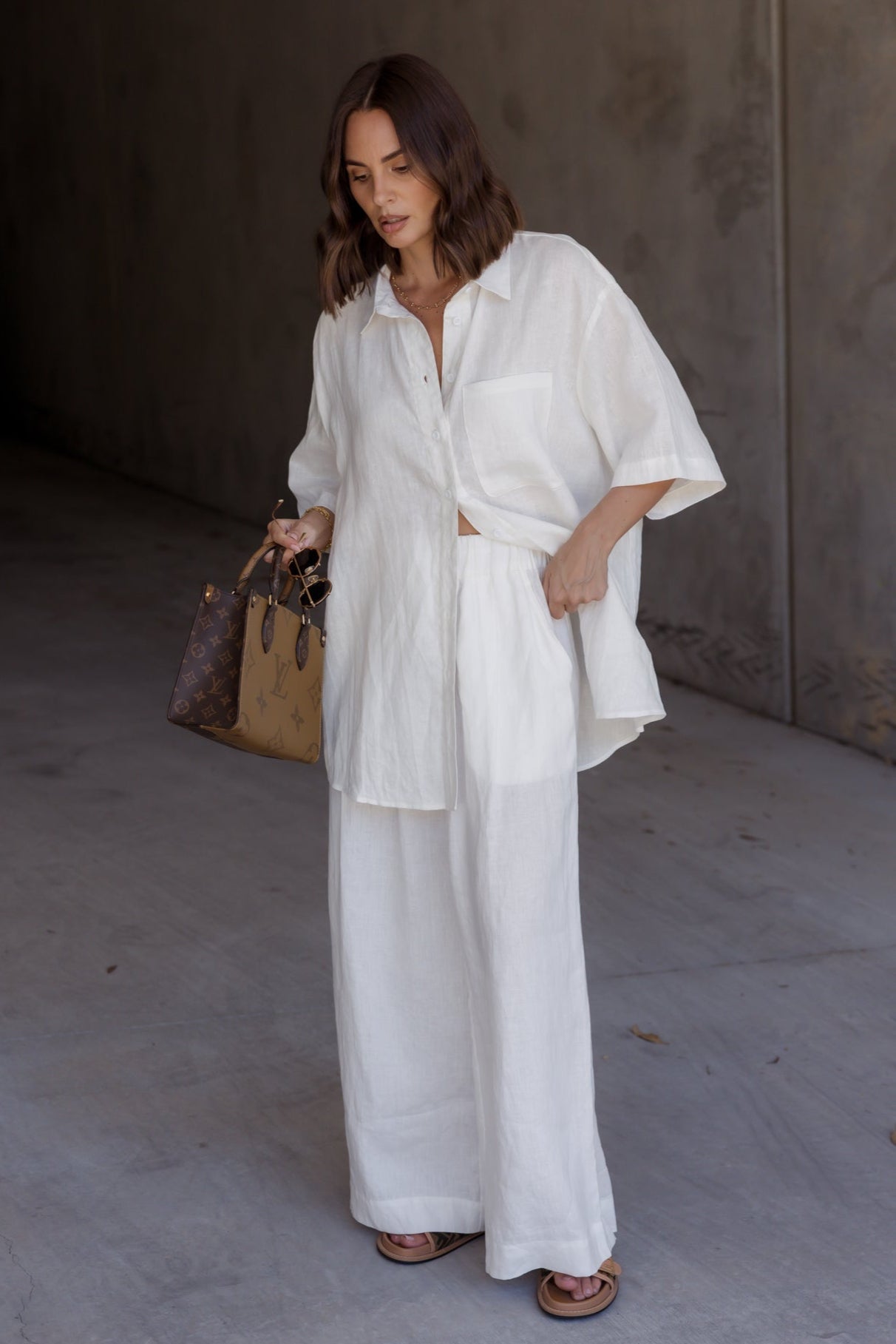 ROGUE Top Linen White