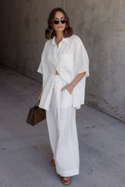 TERI Pants White