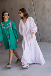 MADERO Dress Pink Stripe