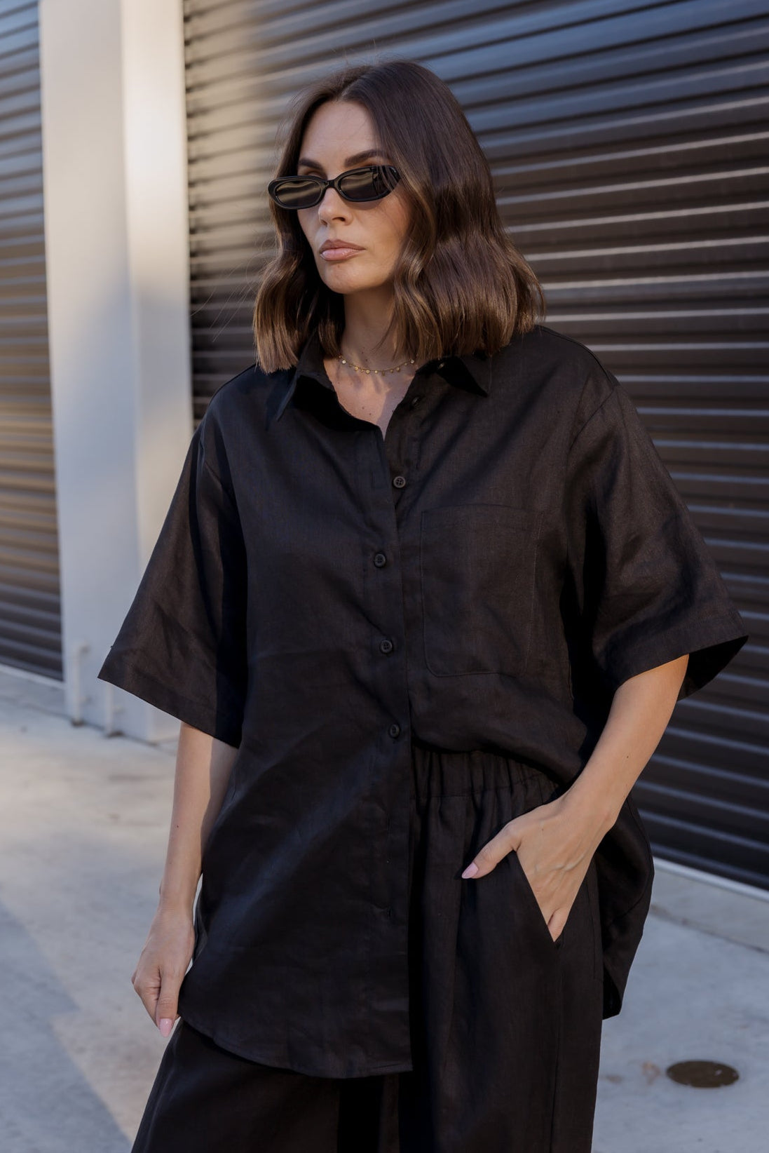 ROGUE Shirt Linen Black
