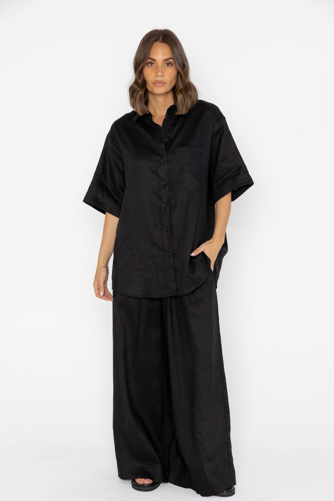 ROGUE Shirt Linen Black