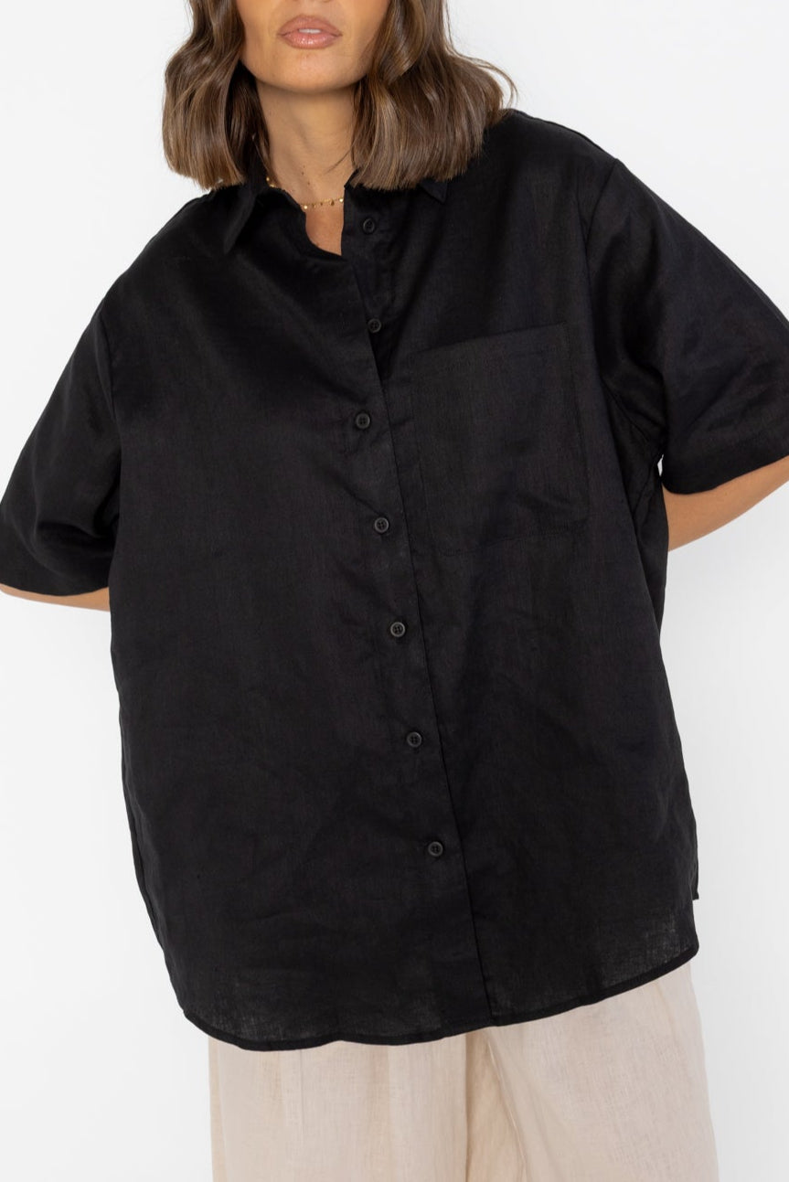 ROGUE Shirt Linen Black