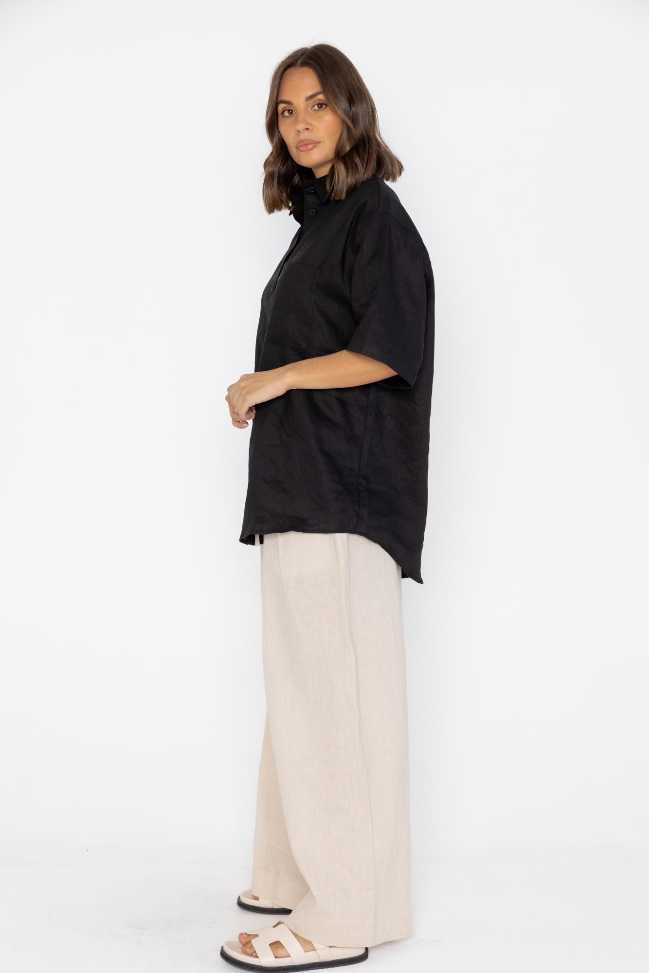 ROGUE Shirt Linen Black