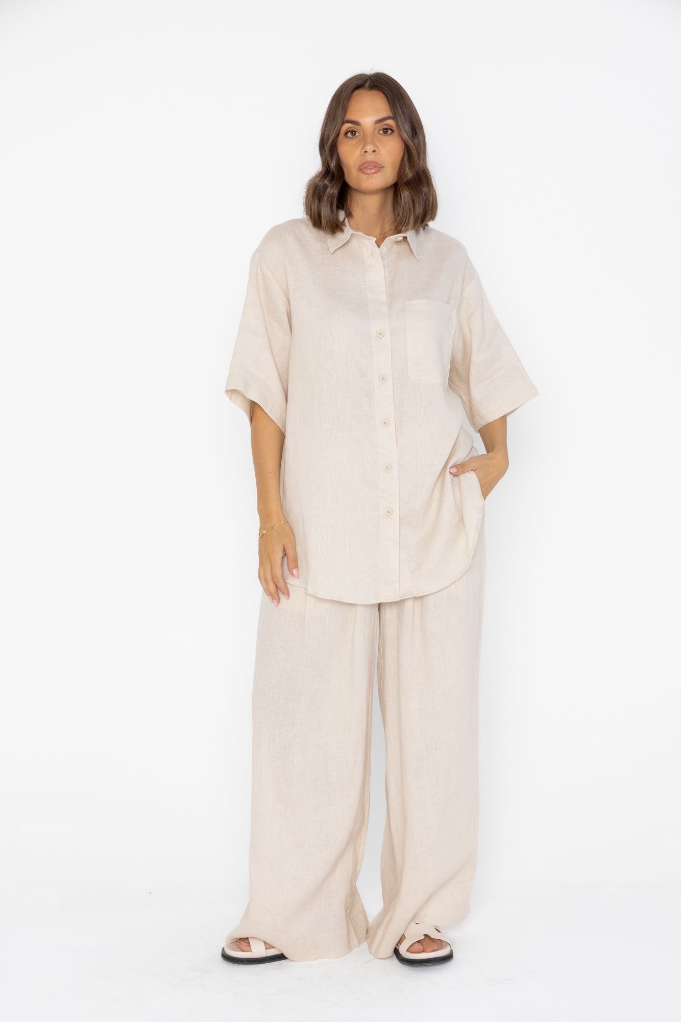 TERI Pants Stone
