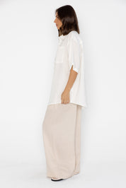 ROGUE Top Linen White