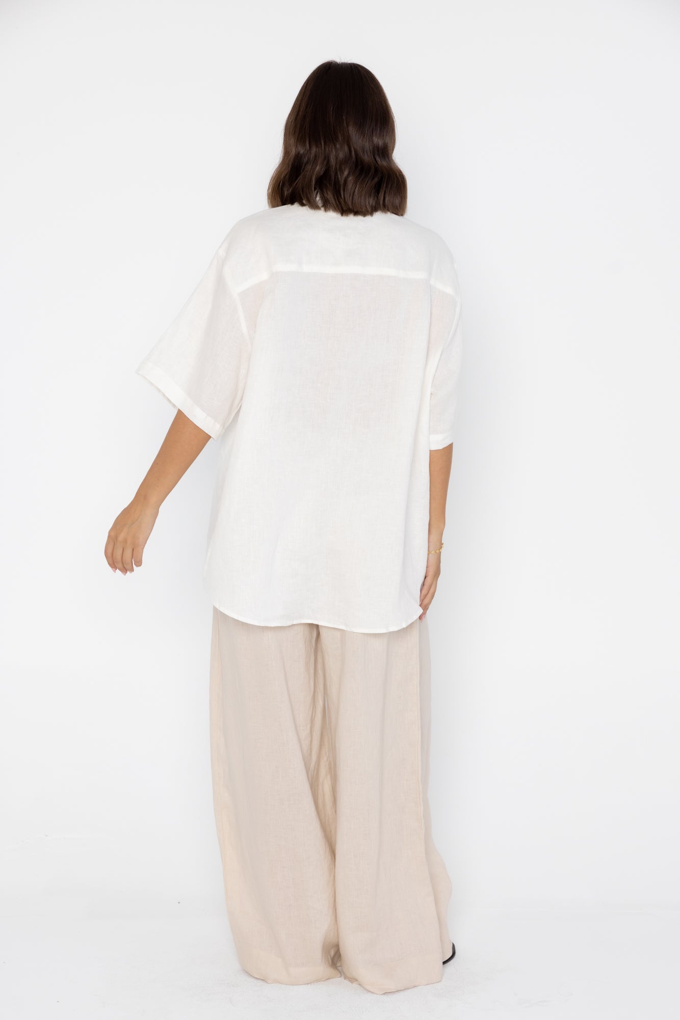 ROGUE Top Linen White