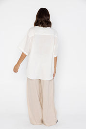 ROGUE Top Linen White