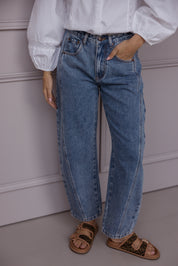 SALTY Jeans Blue Wash Denim