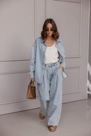 ALESSIA Jeans Light Blue Wash Denim
