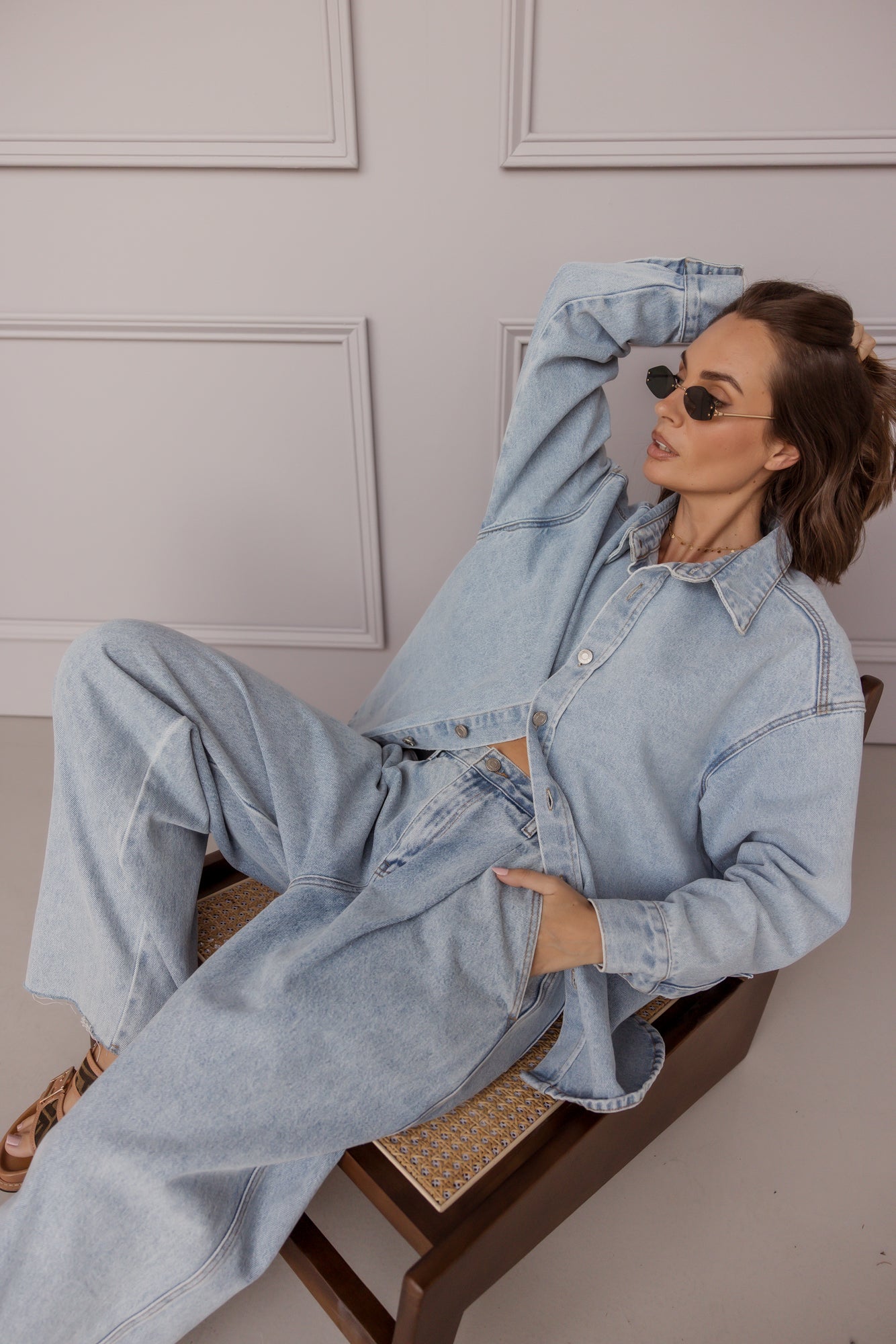 ALESSIA Jeans Light Blue Wash Denim