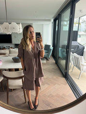 ROGUE Shirt Linen Chocolate