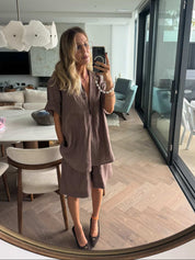 JUNY Shorts Chocolate