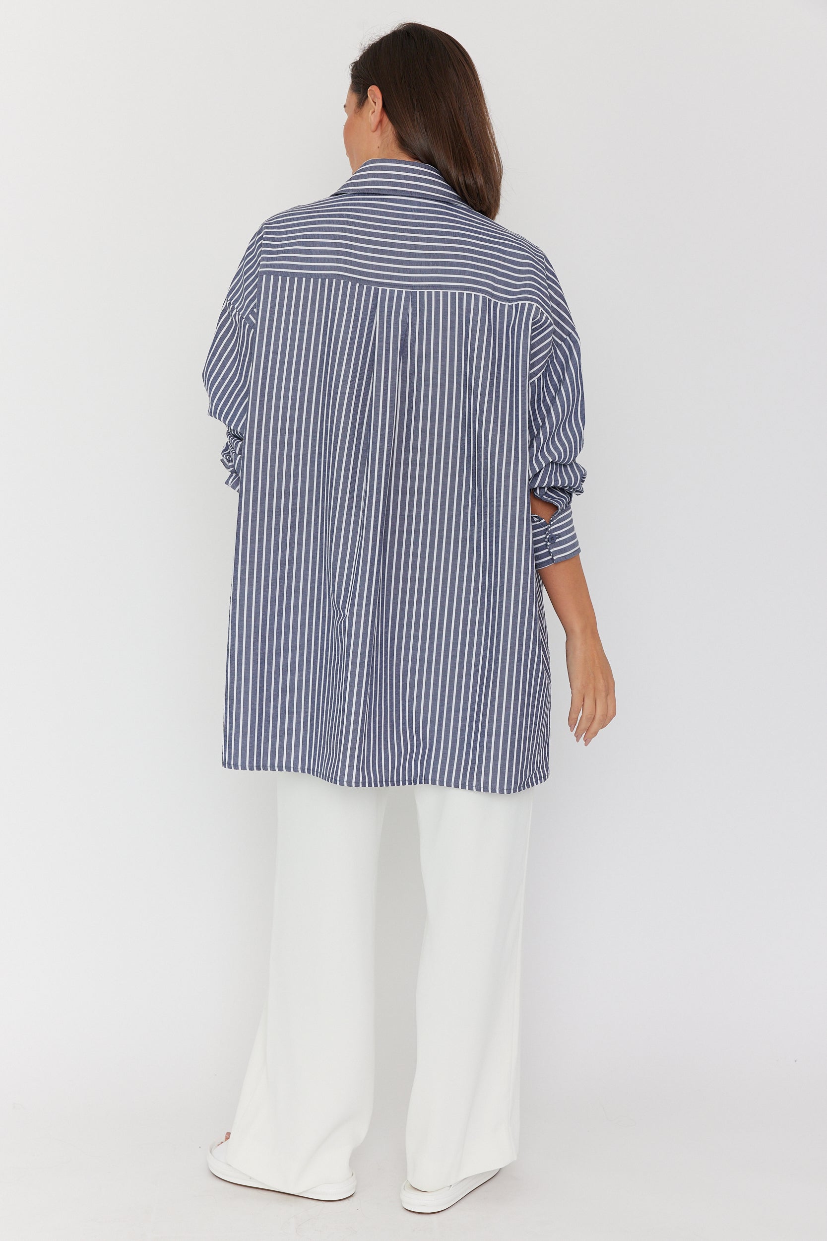 MARCO Shirt Blue Stripe