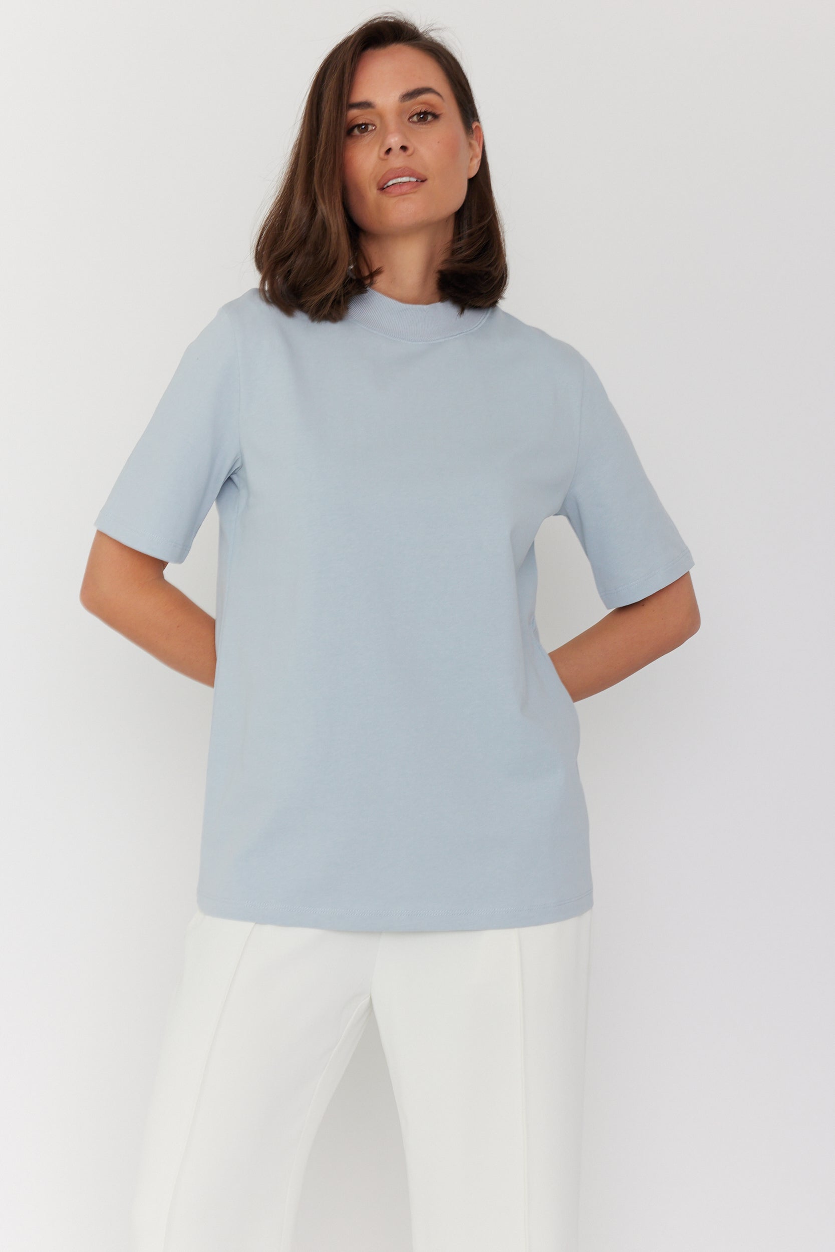 RUBY Crew T-Shirt Smokey Blue