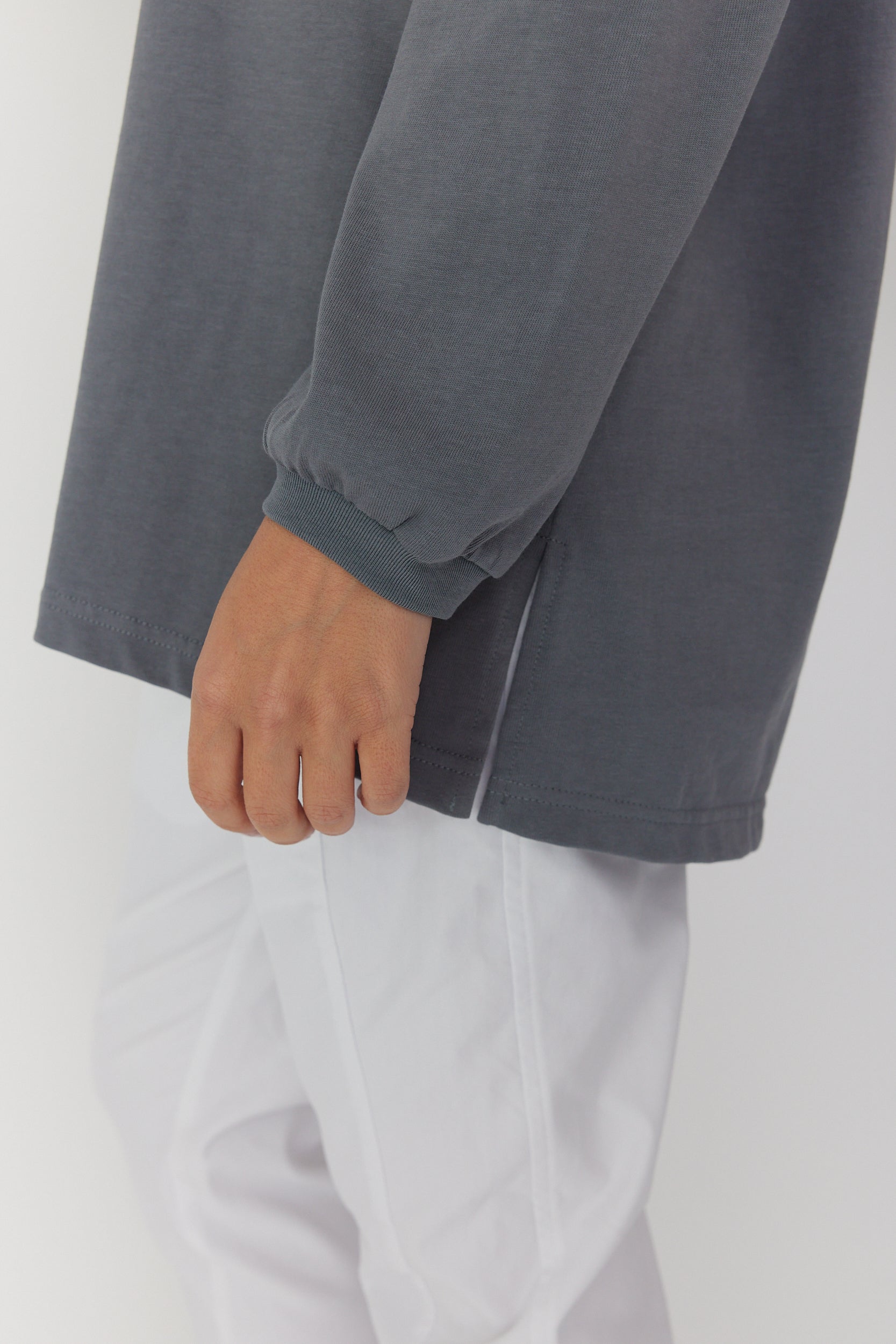 SURMAN Long Sleeve Top Slate