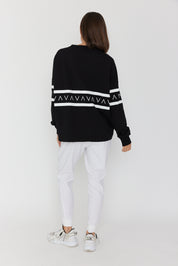 JENGA Long Sleeve Top Black