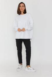 BOUNTY Long Sleeve Top White