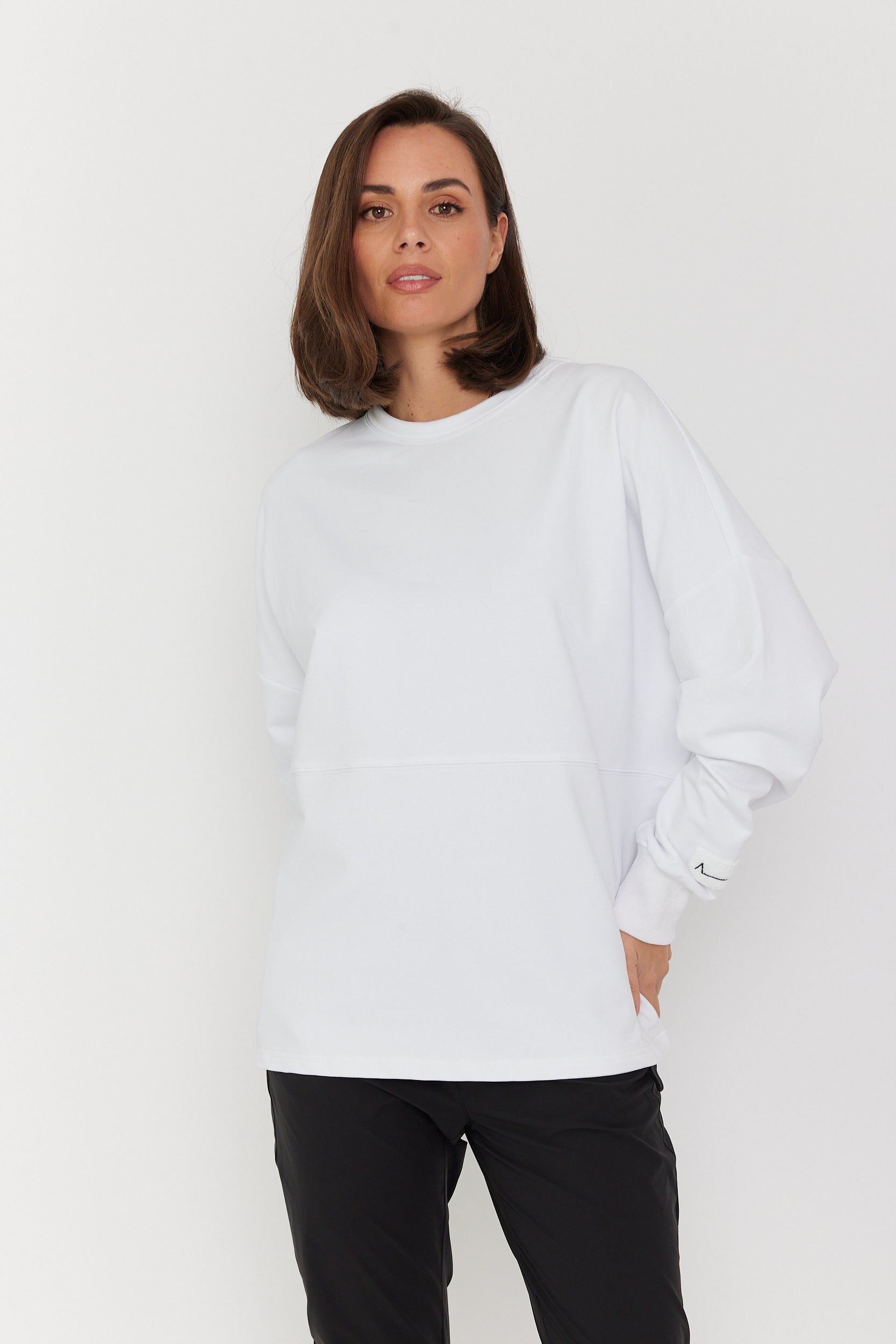 BOUNTY Long Sleeve Top White