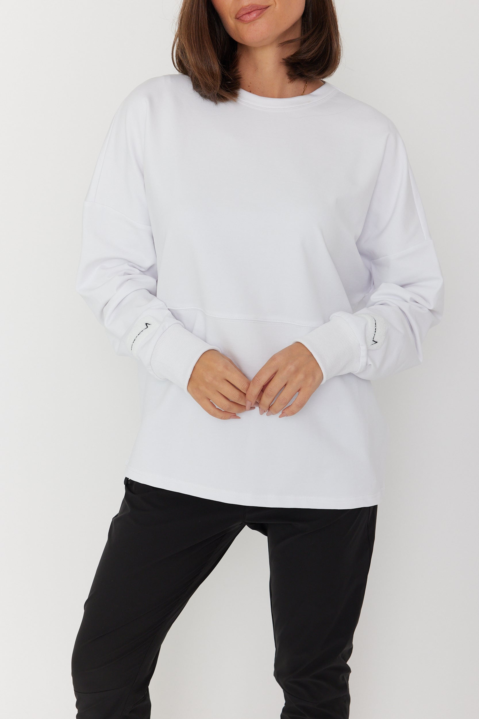 BOUNTY Long Sleeve Top White