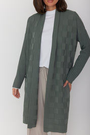 ELIZUS Cardigan Hunter Green