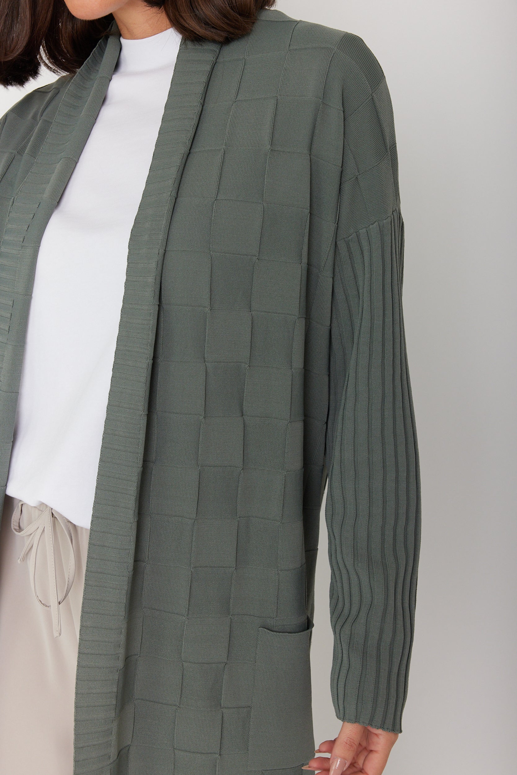 ELIZUS Cardigan Hunter Green