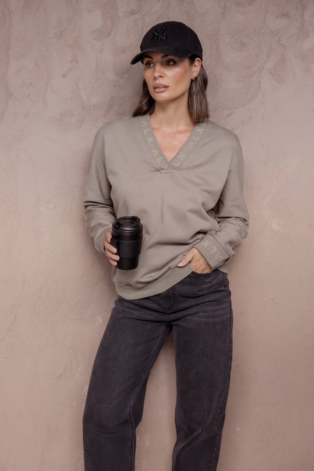 SPENCIE Jumper Taupe