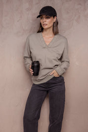 SPENCIE Jumper Taupe