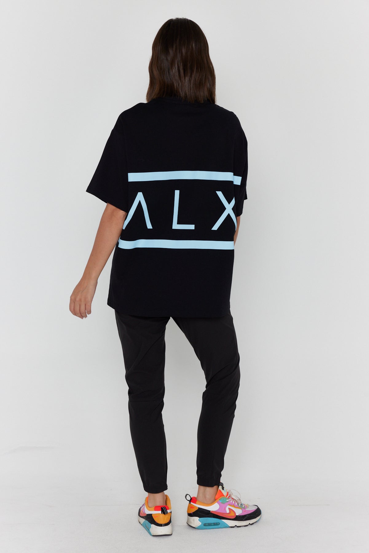 VEGAS T-Shirt Black/Light Blue