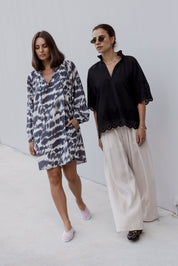 TOBIAS Dress Navy Blur