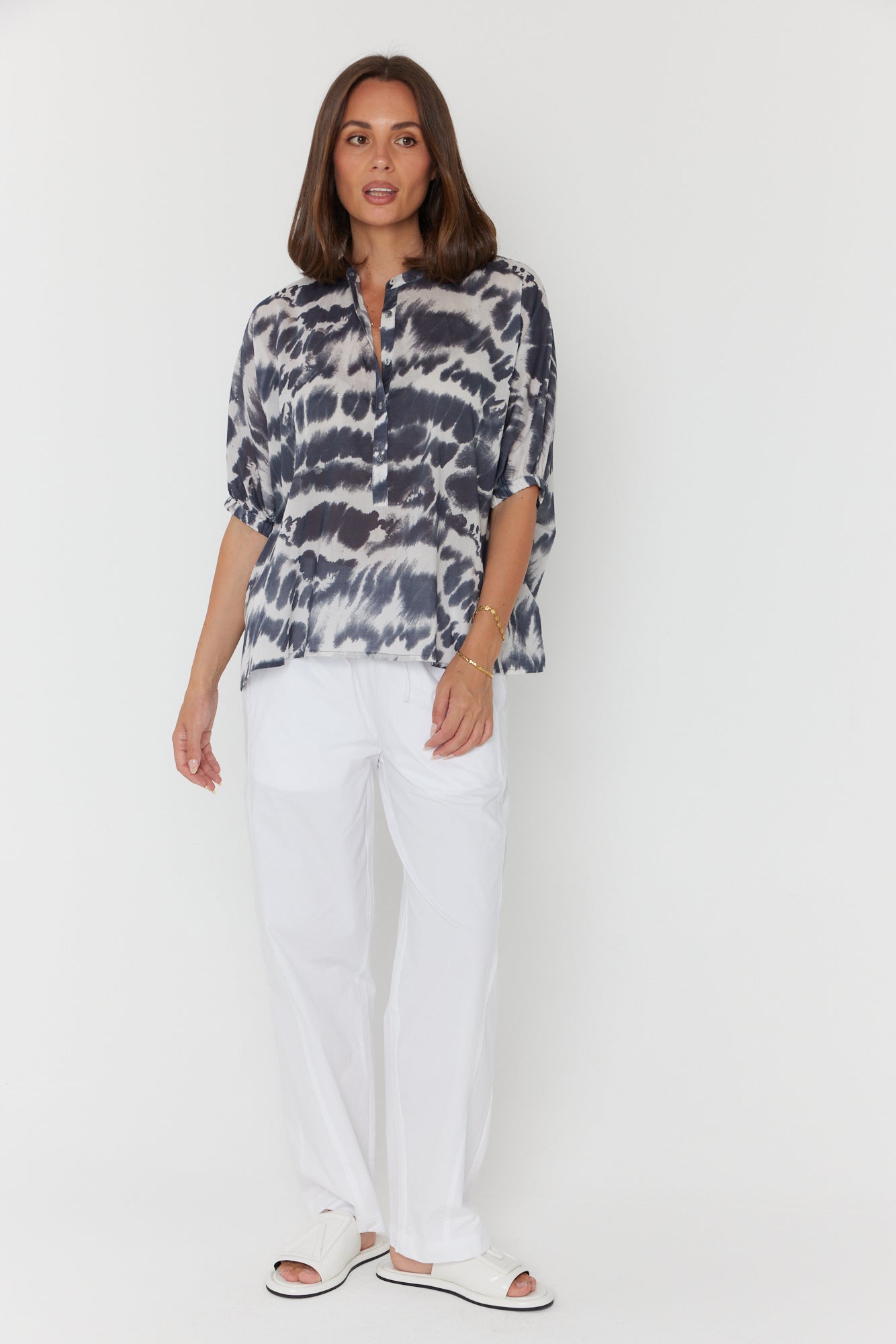 SULTAN Blouse Navy Blur