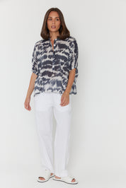 SULTAN Blouse Navy Blur