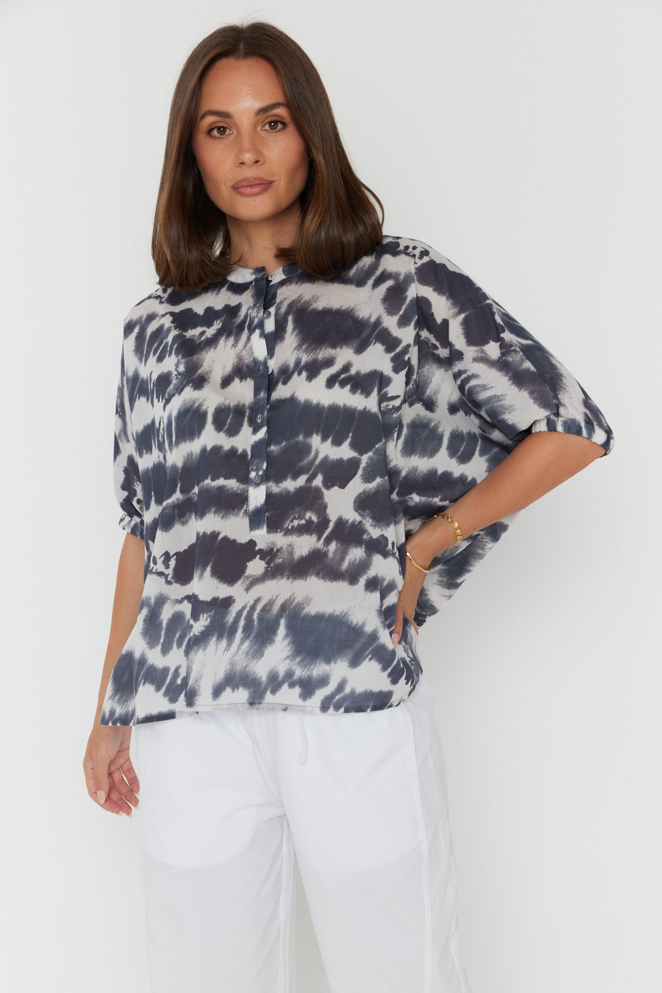 SULTAN Blouse Navy Blur