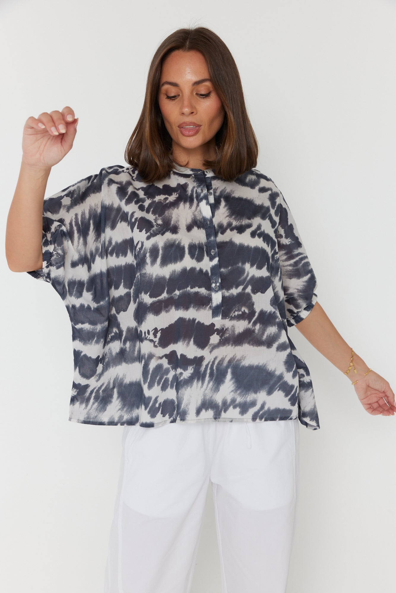 SULTAN Blouse Navy Blur