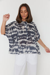 SULTAN Blouse Navy Blur