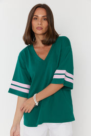 SMOK T-Shirt Teal Green