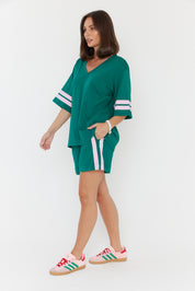 SMOK T-Shirt Teal Green