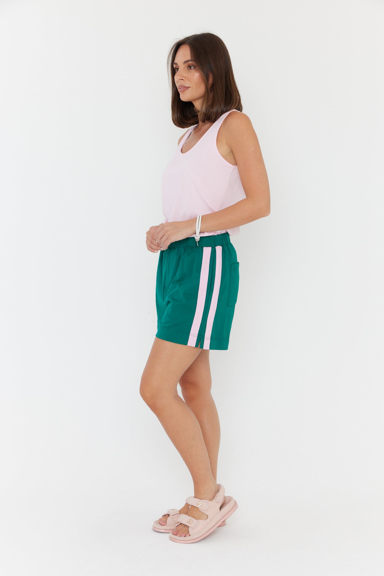 LIX Shorts Teal Green