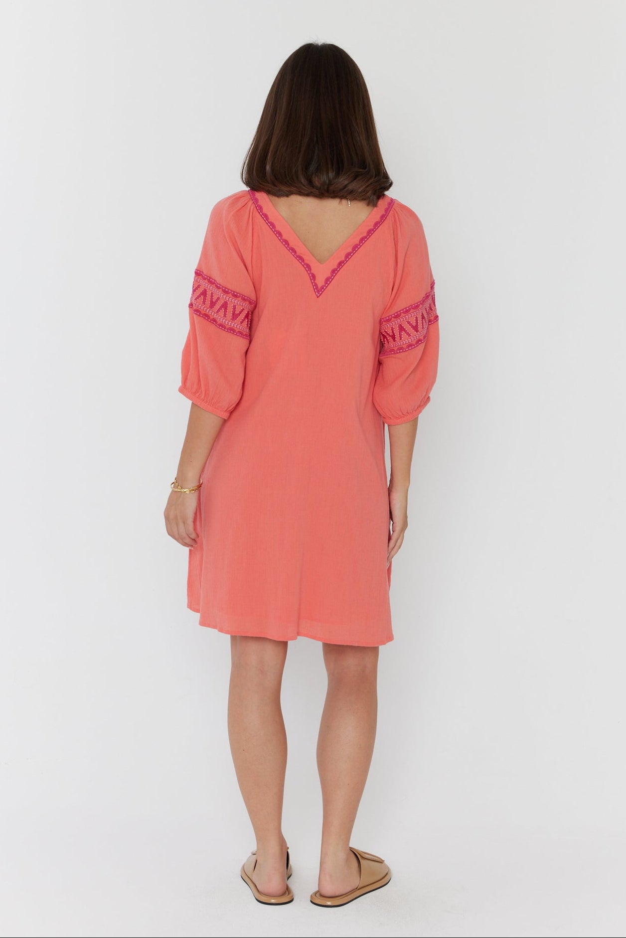 DARCY Dress Coral
