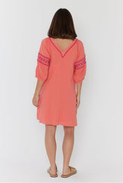 DARCY Dress Coral