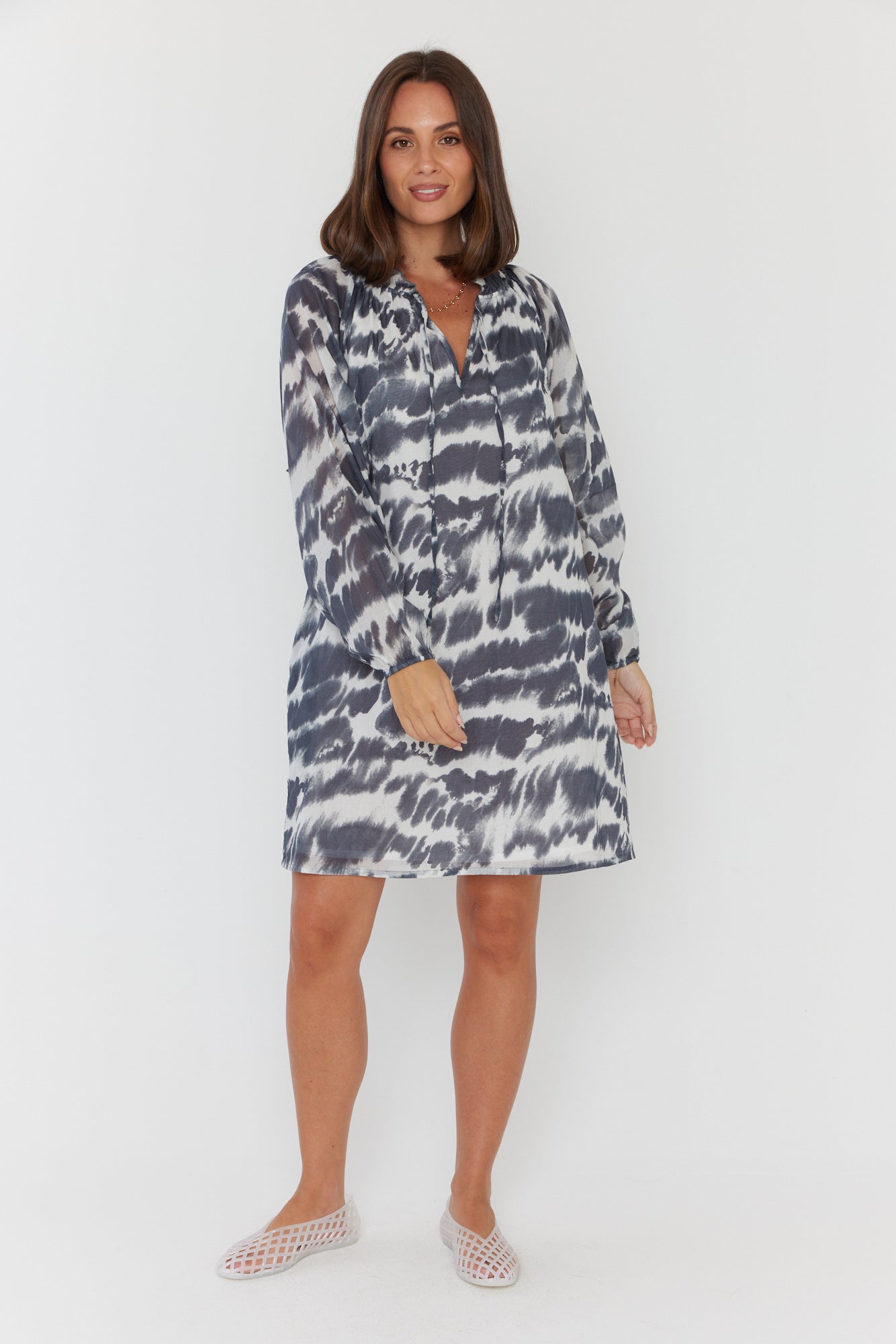 TOBIAS Dress Navy Blur
