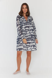 TOBIAS Dress Navy Blur