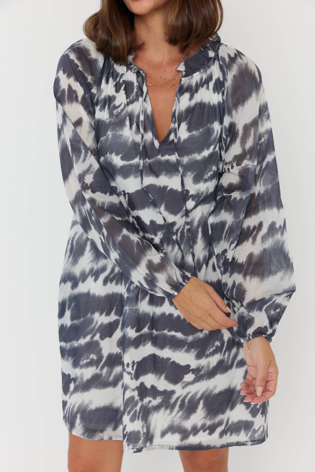 TOBIAS Dress Navy Blur