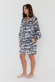 TOBIAS Dress Navy Blur