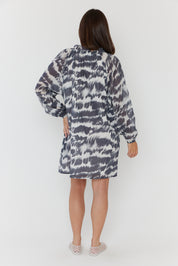 TOBIAS Dress Navy Blur