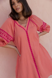 DARCY Dress Coral