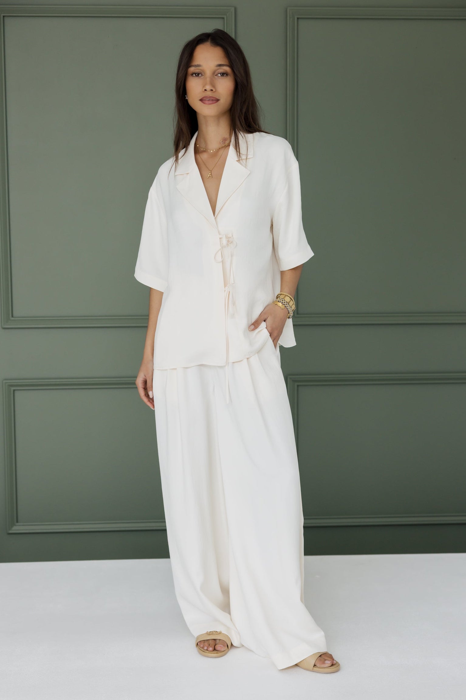 AVELA Blouse Cream